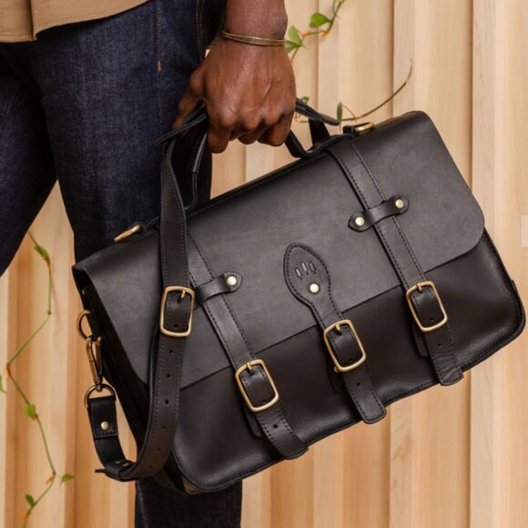 PORTLAND LEATHER GOODS | Classic XL Messenger Bag *BRAND NEW* - Picture 4 of 16